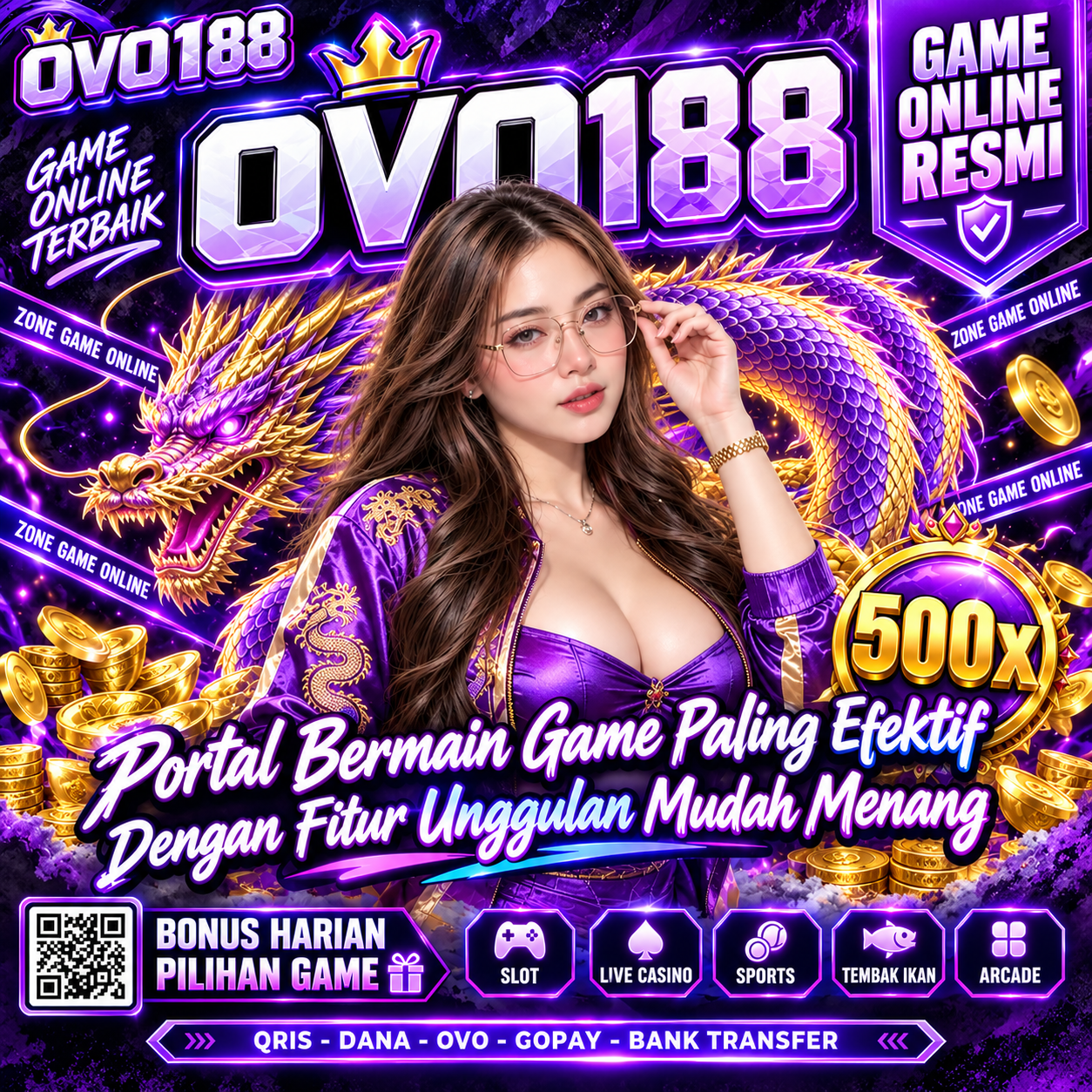 OVO188: Portal Bermain Game Paling Efektif Dengan Fitur Unggulan Mudah Menang 